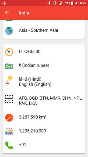 Geography Globe - Countries Information скриншот 4
