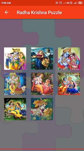 Radha Krishna Puzzle 4 تصوير الشاشة