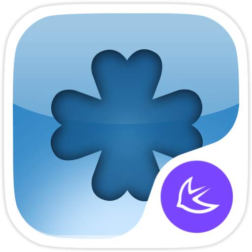 Blue Mood-APUS Launcher theme 585.0.1001