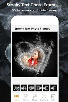 Smoky Text Photo Frame screenshot 1