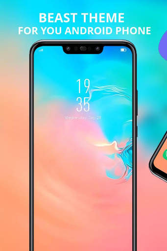 Abstract theme Colorful art Galaxy S10 screenshot 1