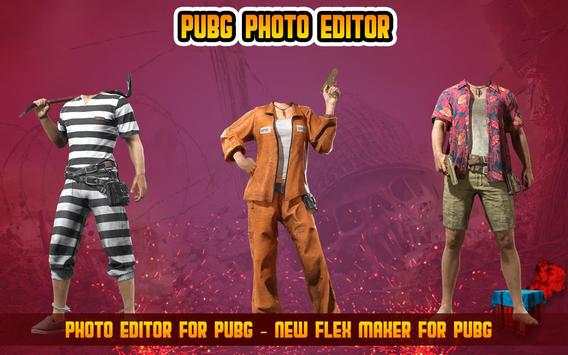 Photo Editor for PUBG - New Men suit editor स्क्रीनशॉट 2