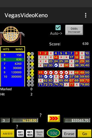 Vegas Video Keno screenshot 3