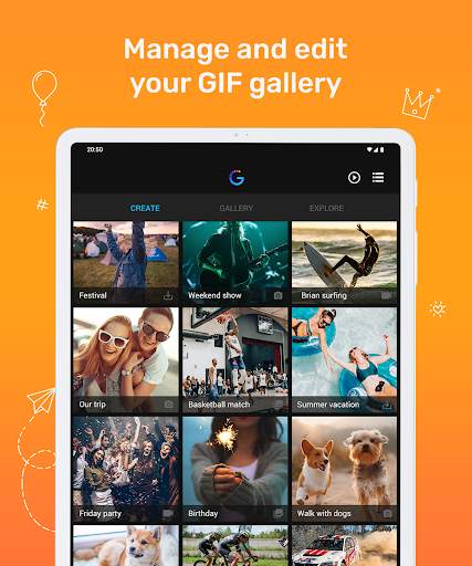 Gif'em! - GIF Maker & Editor, Video & Photo to GIF 10 تصوير الشاشة