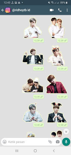 Stiker WA JiKook BTS WAStickerApps screenshot 8
