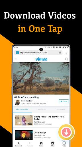 HD Video Downloader & Video Saver : SNA screenshot 1