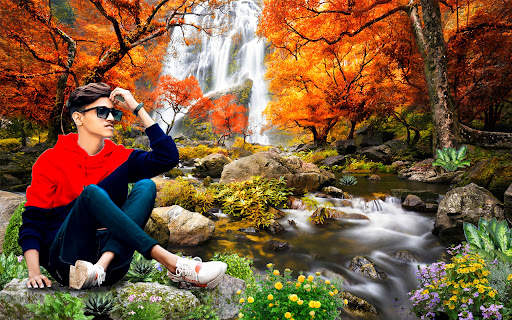Waterfall Photo Editor: Photo Banane Wala Frames screenshot 7