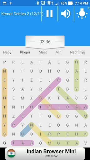 Word Search Kemet Deities Edition screenshot 2