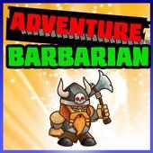 BARBARIAN king Run World Game logo