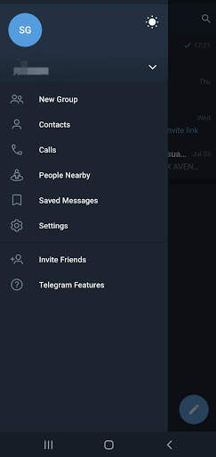 Telegram lite messenger dual screenshot 1