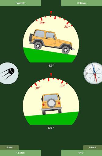 Inclinometer, speedometer free screenshot 5