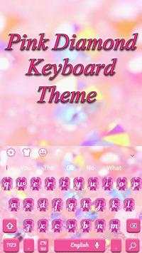 Pink Diamond Keyboard Theme screenshot 4