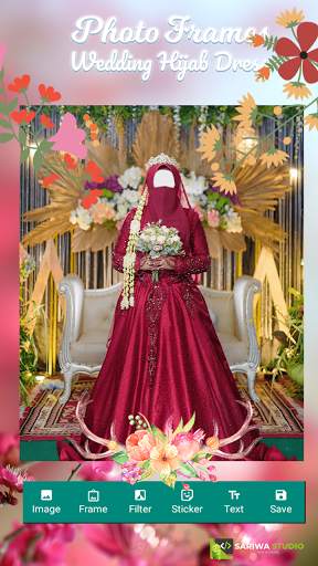 Wedding Hijab Photo Suit 2021 screenshot 5