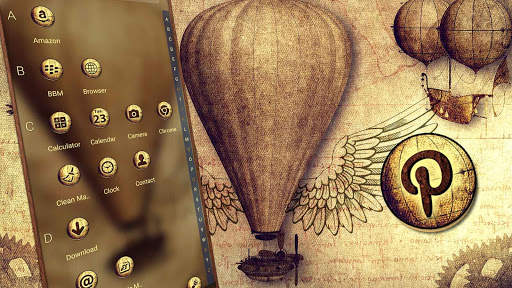 Vintage Air Balloon Launcher Theme screenshot 4