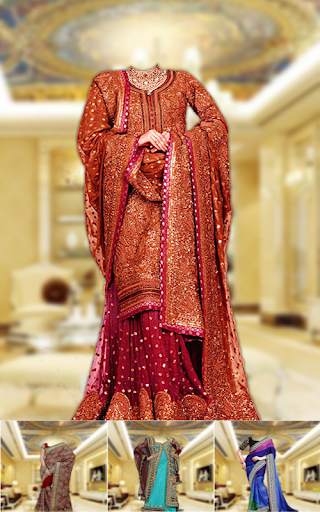 Royal Bridal Dress Photo Maker screenshot 3
