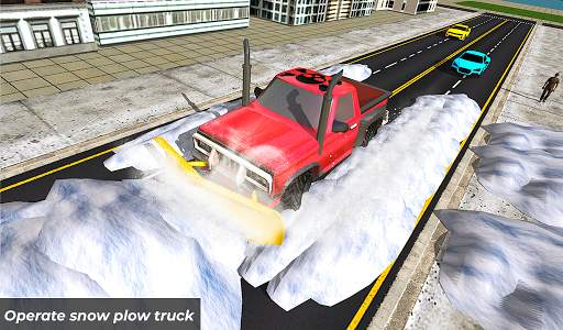 Grand Snow Clean Road Driving Simulator 19 screenshot 4