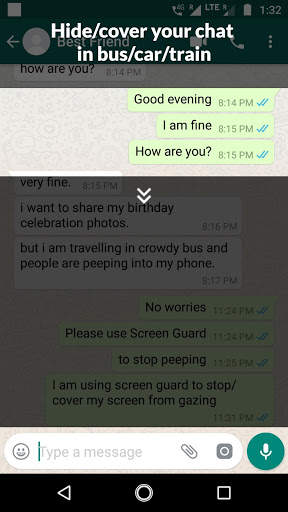 Screen Guard For Whatsapp screenshot 2