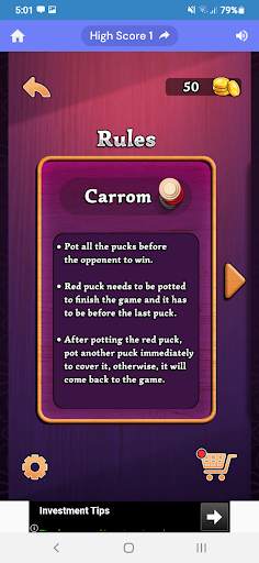 Carrom Clash скриншот 3