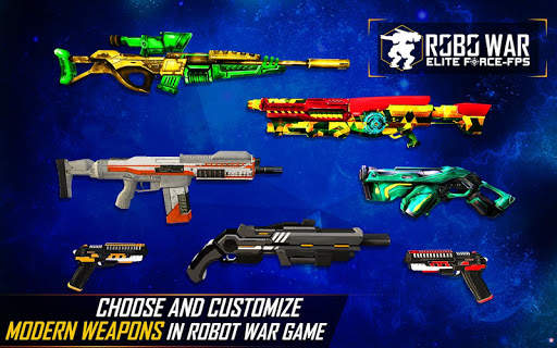 Real Robots War Gun Shoot 3D screenshot 3