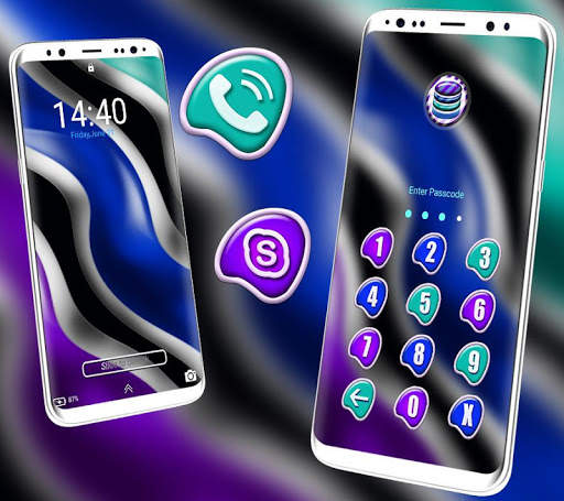 Candy Waves Launcher Theme screenshot 4
