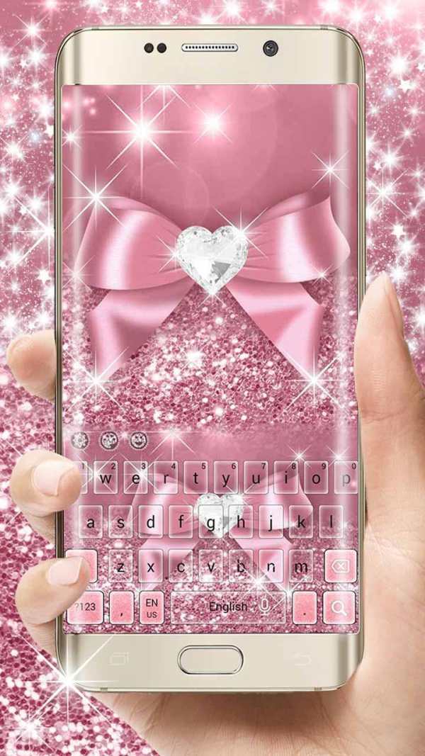 Pink Bow Keyboard screenshot 2