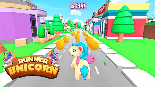 Baby unicorn game- Pony Runner screenshot 2
