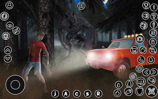 Wild Forest Werewolf Games 3D screenshot 4