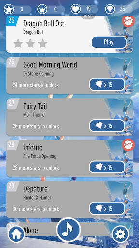 Piano Tiles Anime Music screenshot 6
