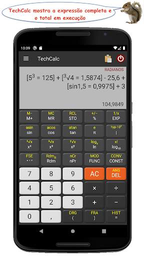 Calculadora TechCalc screenshot 1