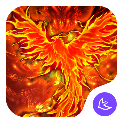 Flaming Phenix-APUS theme &amp; HD wallpapers icon
