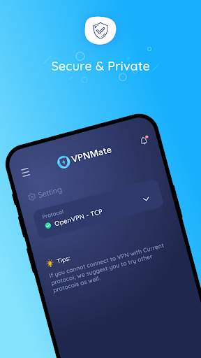 Free Unlimited VPN for Android - VPNMate screenshot 4
