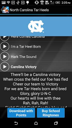 COLLEGE FIGHT SONG  RINGTONES – OFFICIAL screenshot 3