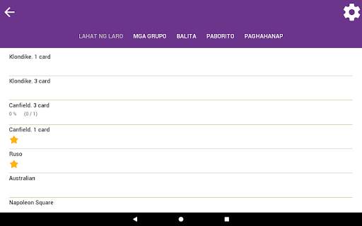 Koleksyon ng solitaryo screenshot 14