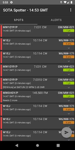 SOTA Spotter screenshot 5