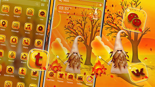 Gnome Autumn Launcher Theme screenshot 1