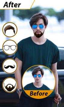 Boys Beard Photo Editor : mustache hairstyle salon screenshot 3