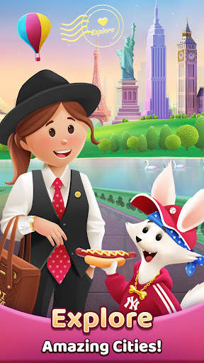 Travel Crush: New Puzzle Adventure Match 3 Game screenshot 2