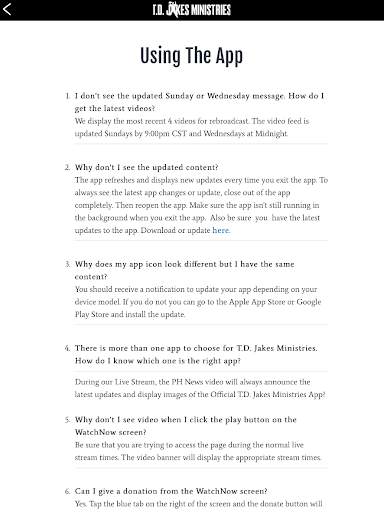 T.D. Jakes Ministries App screenshot 7