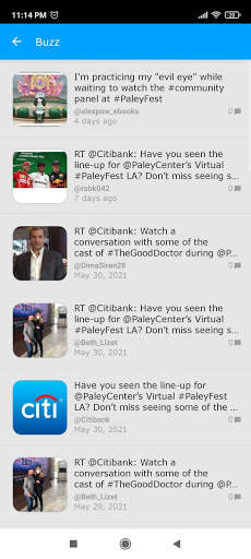 Paley Center TV Fan Connection 2 تصوير الشاشة