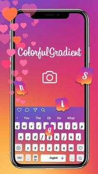 Keyboard Theme for Ins Color screenshot 1