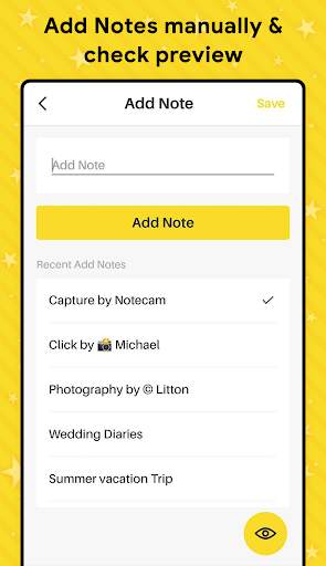 Note Cam Lite: GPS Camera screenshot 14
