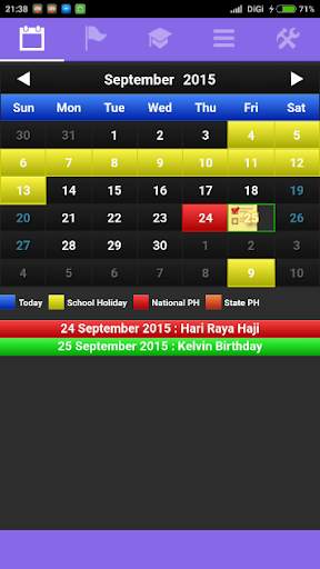 Singapore Calendar screenshot 7