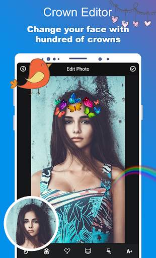 Crown Photo Editor - Heart & Flowers Crowns screenshot 5