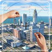 Helmet VR Fly City 3D on 9Apps