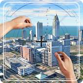 Helmet VR Fly City 3D 1.0