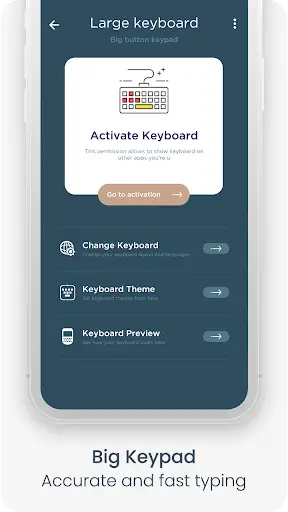 Large Keyboard For Android And Big Button Keypad screenshot 3