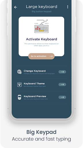 Large Keyboard For Android And Big Button Keypad screenshot 3