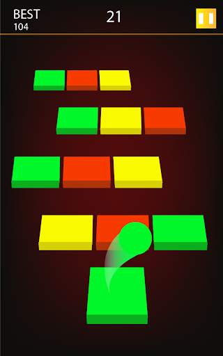 Bola warna - Game puzzle Sky Twisty Ball screenshot 2