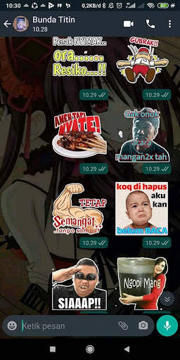 Stiker WA Lucu Keren Pentol Kocak WAStickerApps screenshot 4