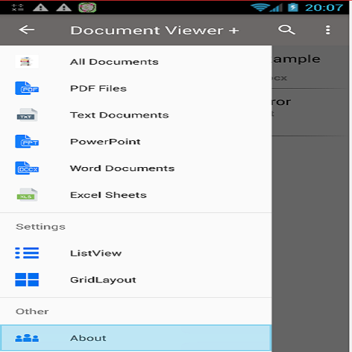 Document Reader- PDF,Word,Excel and PowePoint Read आइकन